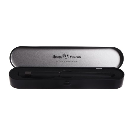 Switching handle, 1.0 mm, Bruno VisConti Verona, blue rod, black metal case, in a metal case-4