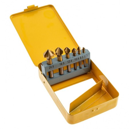 Set of Denzel 72313, Metal Case, HSS, M3-M10, 6 pcs-2