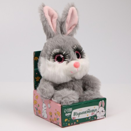 Soft toy "" Bunny ", the color is gray-1
