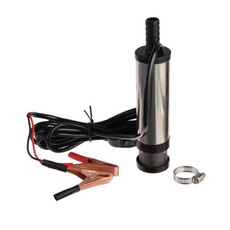Pump for pumping fuel, immerse, 24 V, 60 watts, 37 mm, 15 l/min, wire 2.5 m