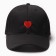 Women's cap minku "heart", black color, size 56-58