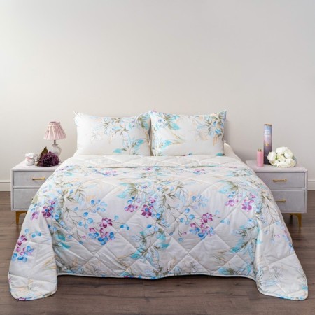 Euro set: blanket, sheet, pillowcase, size 200x220 cm, 230x250 cm, 50x70 cm - 2 pcs