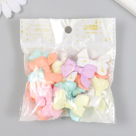 Decor for creativity Plastic "Bowlet Pastel Shades" MIX 0.8x2.4x3.4 cm-4
