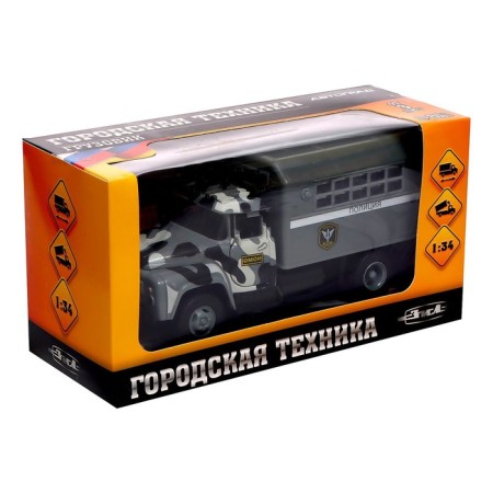 Inertial truck "ZIL. Police ", scale 1:34, light and sound-8