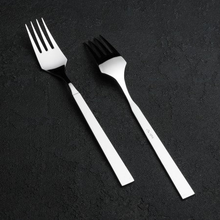 Dining room "Astra", h = 19.8 cm, thickness 2.5 mm, silver color