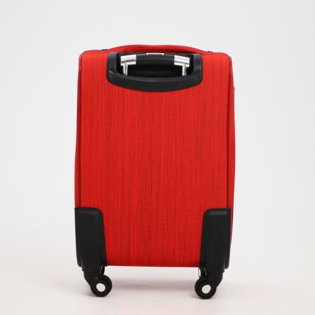 Small suitcase 20 "on lightning, code castle, with extension, red color-6