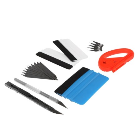 Tool for pasting a car with a film, set 7 pcs