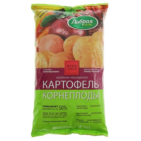 Fertilizer of open soil Good power "Potatoes-root crops", package, 0.9 kg