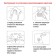Self -adhesive hook, 5.6 × 5.6 × 2 cm, transparent