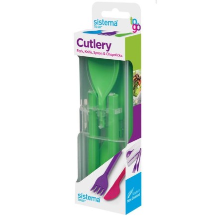 Set of cutlery in a case, mix-3