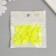 Decor for creativity plastic "Stars" neon yellow set 50 pcs 1.4x1.4 cm
