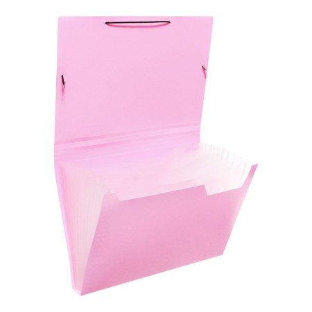 Folder Carder Calligrata watercolor 13 department. A4 plastic 0.7mm flamingos, black resident-2