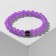 Assorted Bracelet "Druids" Meliriy, the color is gray-violet, ball No. 8