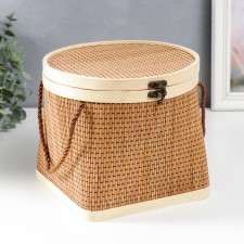 Bamboo Bamboo Bamboo Bamboo with a cord 18x20x22 cm
