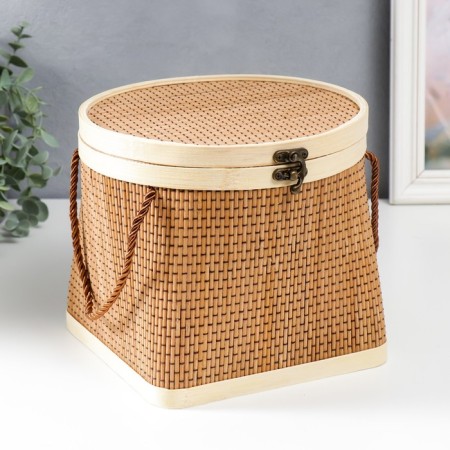 Bamboo Bamboo Bamboo Bamboo with a cord 18x20x22 cm