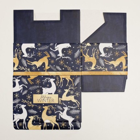 Folding box "New Year's Magic", 22 x 15 x 10 cm, New Year-3