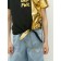 T -shirt Children's Amarobaby Gloss, height 128 cm, black/gold color