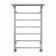 Terminus water heated towel rail "Contour" P7, 500x800 mm, lower connection, chrome