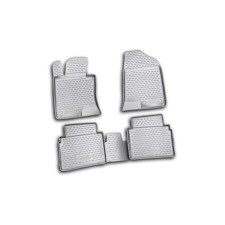 Rugs in the salon Hyundai Sonata, 2010-2016 4 pcs. (polyurethane)