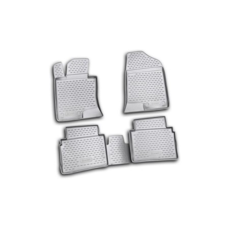Rugs in the salon Hyundai Sonata, 2010-2016 4 pcs. (polyurethane)