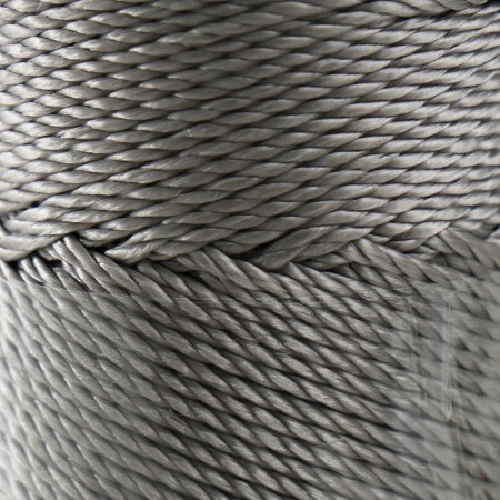 Thread twisted PP 3PR d = 1.1mm (100, black, ser, beige, c4 "set 3 pcs)-3