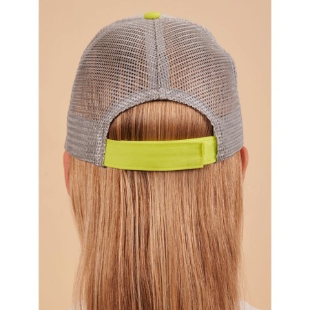 Children's cap, size 51-52, lime color-1