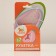 Roulette "Piggon" with a rubberized handle, 3 m, up to 15 kg, cable, gray-pink