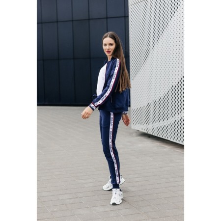 Female ishomine is a suit, size 50, dark blue color-1