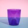 Pot for orchids, 2 l, 14.8 × 16.2 cm round, plastic, transparent purple