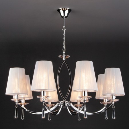 Valery 8x40W e14 chandelier chrome-4