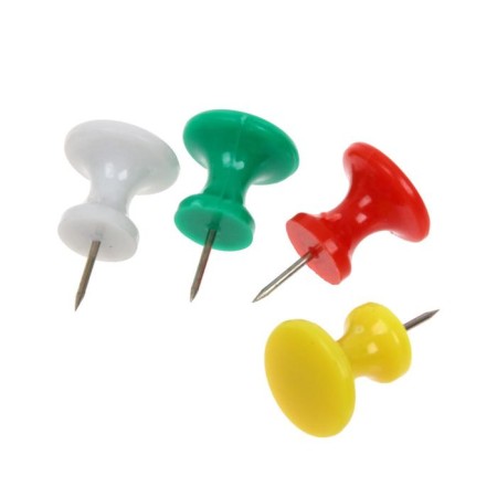 Power buttons, large, colored, 15 pieces, in a plastic box-2