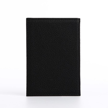 Cover for passport, black color-1