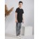 Teenage t -shirt, size 36, black color