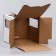Box for cake 2 windows, with handles, white, 24 x 24 x 24