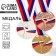 Thematic medal "Gymnastics", silver, d = 5 cm