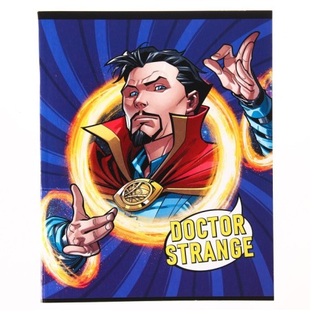 Notebook of 48 sheets in a cage, cardboard cover "Dr. Strandge", Avengers-2