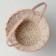 Set of wicker baskets, D16x10/31 cm, D19x11x33 cm, d21x12x35 cm, 3 pcs, peach, bamboo