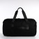 Road bag with lightning, external pocket, suitcase holder, long belt, black color