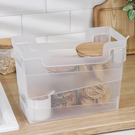 Economic container, 10.5 l, 34 × 16 × 25 cm, transparent color