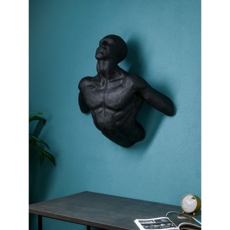 Figure "Phantom", polystone, 85 cm, black matte color-3