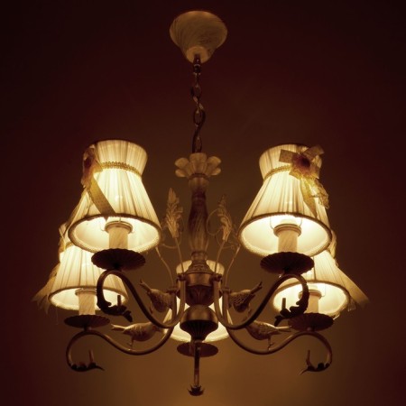 Lurator "Laurent" 5x40W E14 white+gold 61x61x90 cm Bayerlux-2