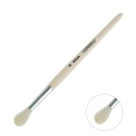 Round Brush No. 8 (clip diameter 8 mm; hair length 26 mm), wooden handle, calligrata-3