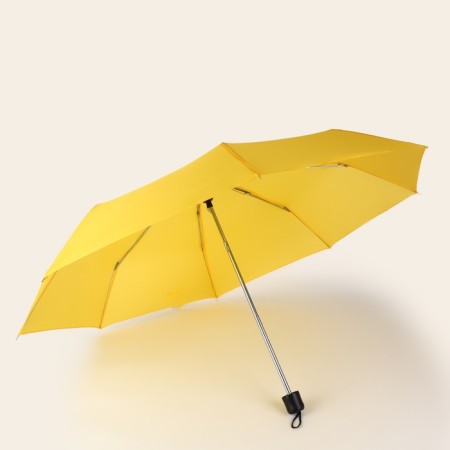 Mechanical umbrella "plain", 3 additions, 8 knitting needles, r = 48 cm, yellow color-2