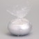 Candle "Complete" in the candlestick of gypsum is small, 6x3cm, silver