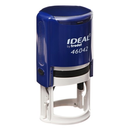 Equipment for round printing automatic Trodat Ideal 46042, diameter 42 mm, with a lid, sapphire case-5