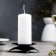 Clouver "Quarter H" Metal for 1 candle, 9.5x3 cm, black