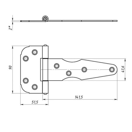 Loop arrow PS-130, without coating-1
