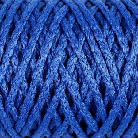 Knitting cord "Classic" without a core 100% polyester width 4mm 100m (cornflower)