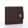 Male purse on a magnet, brown color