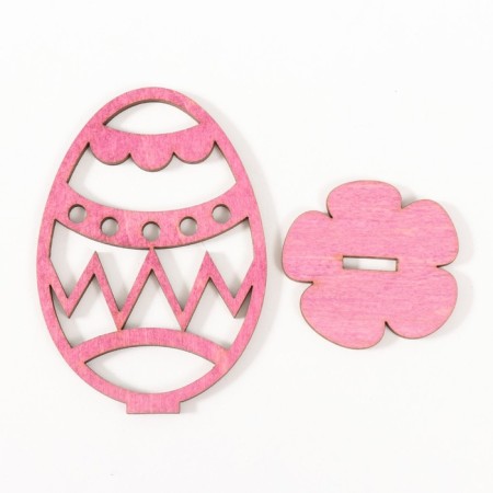 Easter "Egg" 6.5x4.7x9.3 cm (set 2 parts) bright lilac-3